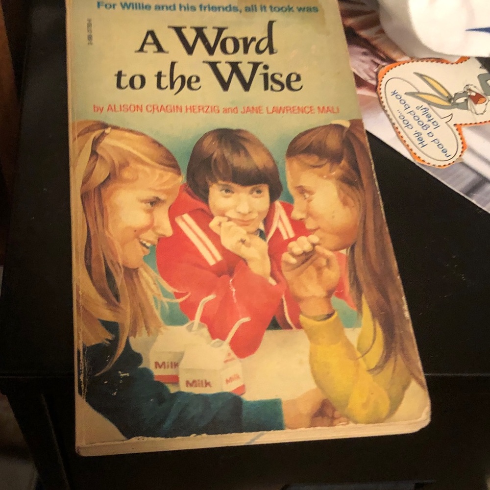 A Word to the Wise Vintage Children's Book - Illustrated Cover